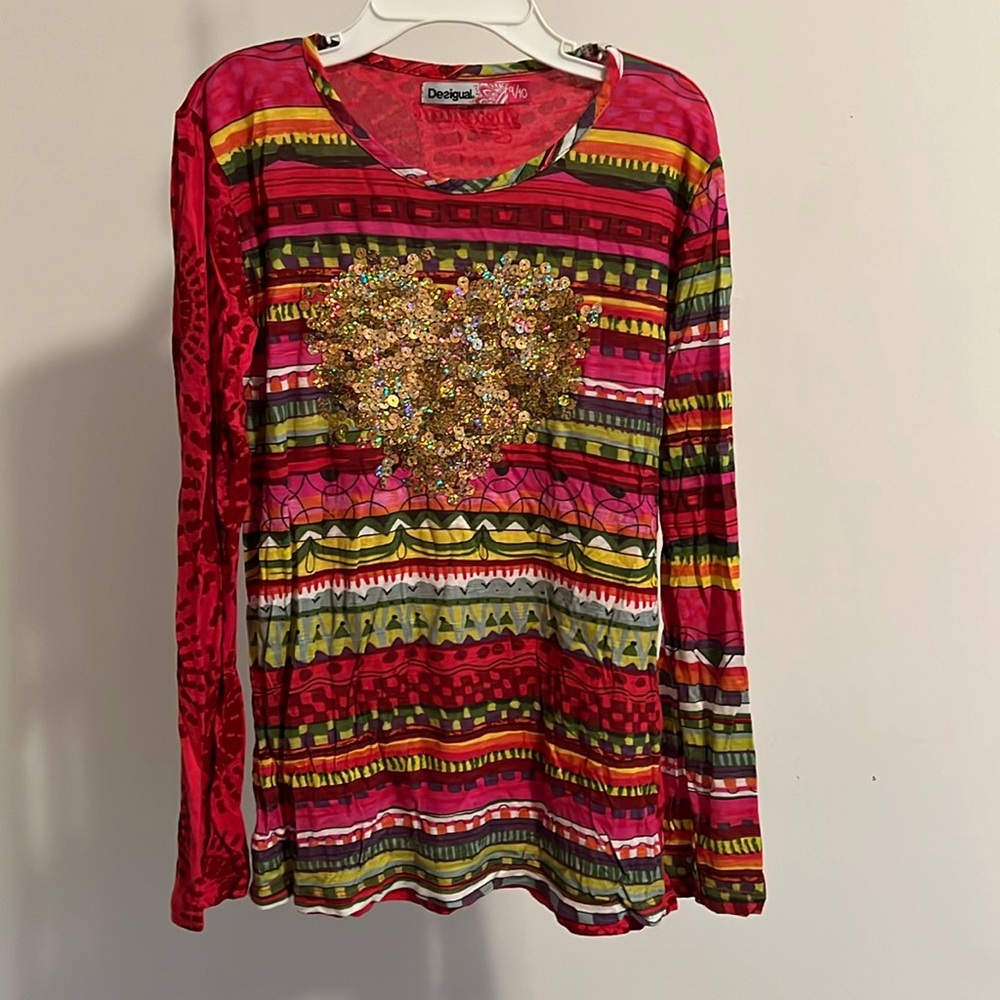 Desigual girls boho top